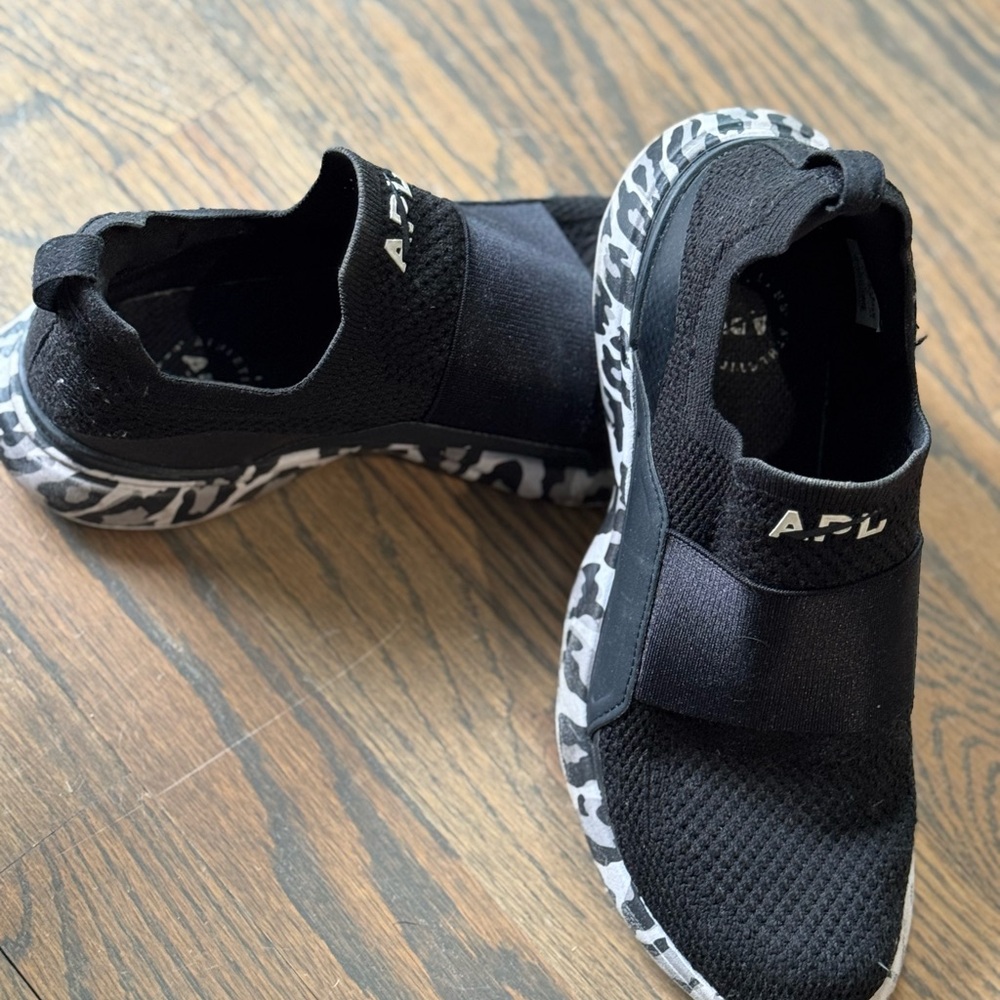 APL Black and White Athletic Shoes